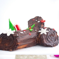 Xmas Chocolate Yule Log cake 1kg